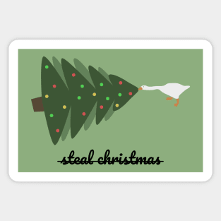 Untitled Goose Game - Christmas Edition Sticker